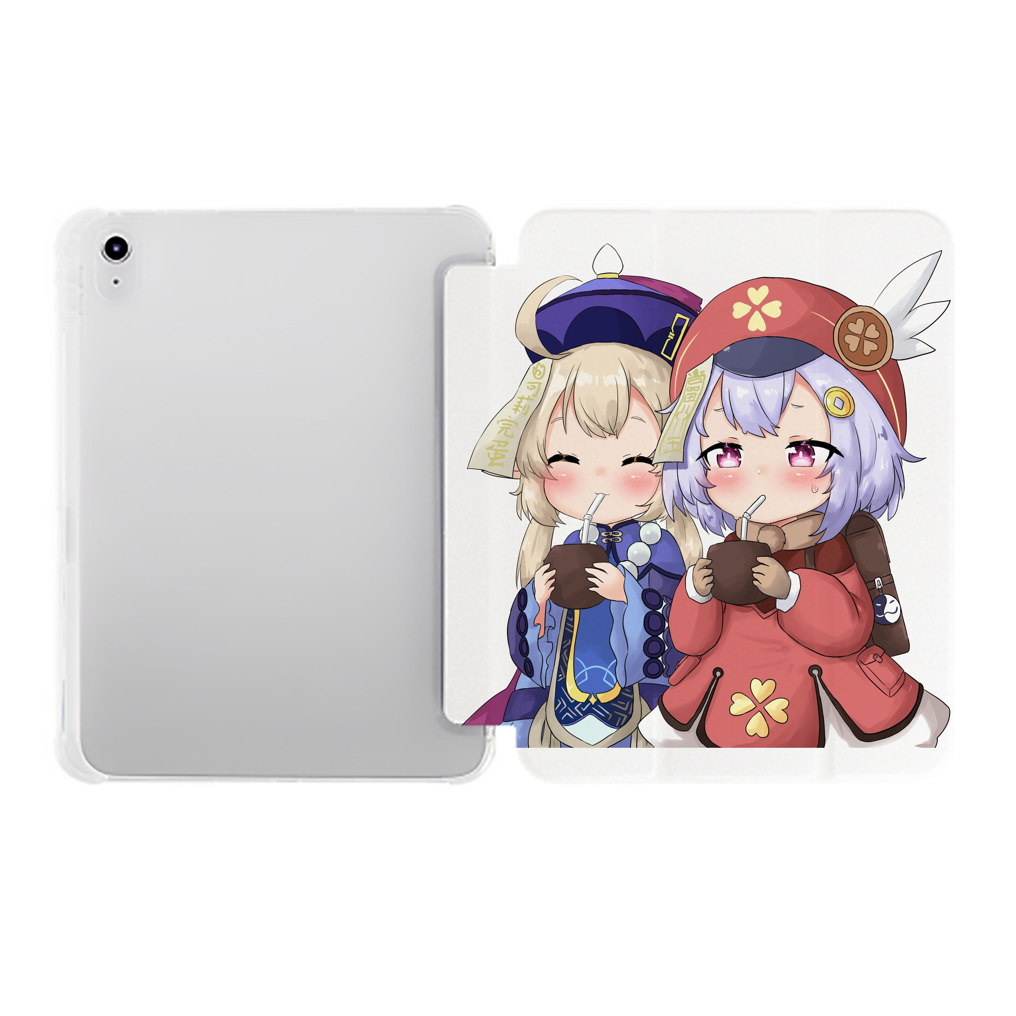 げんし神 七七 なな  genshin Nana IPad ケース ペン収納付き 三つ折りスタンド PUレザー×シリコン 対応機種9.5/10.5/10.9インチ